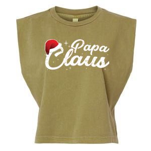 Christmas: Papa Claus Garment-Dyed Women's Muscle Tee