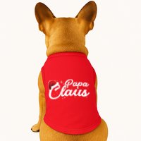 Christmas: Papa Claus Doggie Tank