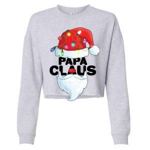 Christmas: Papa Claus Cropped Pullover Crew