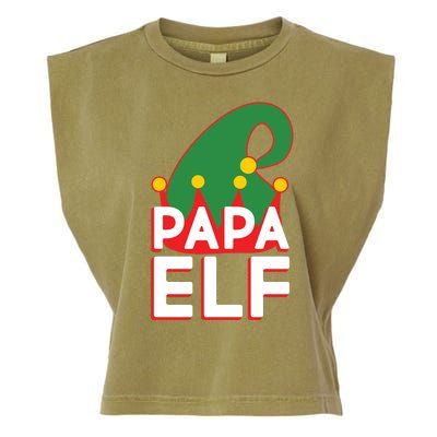 Christmas: Papa Elf Garment-Dyed Women's Muscle Tee