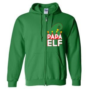 Christmas: Papa Elf Full Zip Hoodie