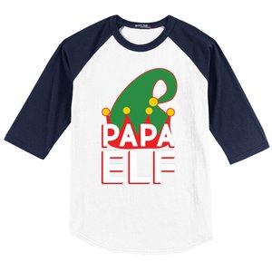 Christmas: Papa Elf Baseball Sleeve Shirt