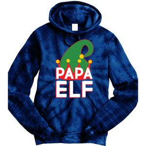 Christmas: Papa Elf Tie Dye Hoodie