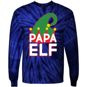 Christmas: Papa Elf Tie-Dye Long Sleeve Shirt