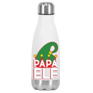 Christmas: Papa Elf Stainless Steel Insulated Water Bottle