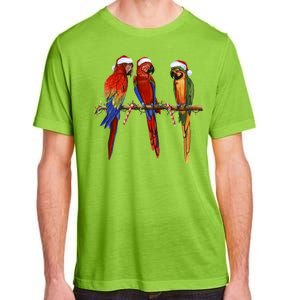 Christmas Parrots Adult ChromaSoft Performance T-Shirt