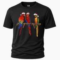 Christmas Parrots Cooling Performance Crew T-Shirt
