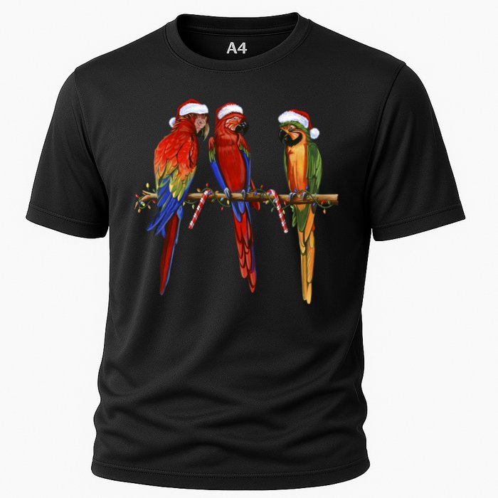 Christmas Parrots Cooling Performance Crew T-Shirt