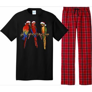 Christmas Parrots Pajama Set