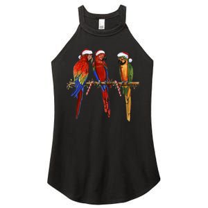 Christmas Parrots Women's Perfect Tri Rocker Tank