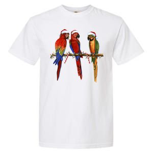 Christmas Parrots Garment-Dyed Heavyweight T-Shirt