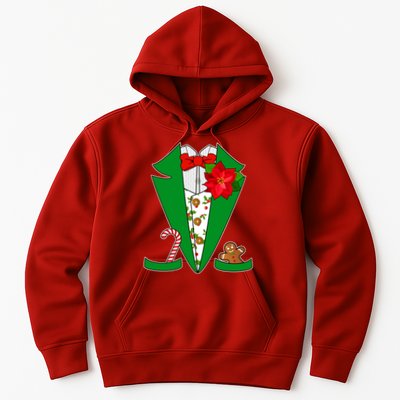 Christmas Party Tuxedo Suit Top Hoodie