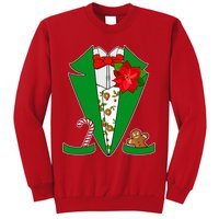 Christmas Party Tuxedo Suit Top Sweatshirt