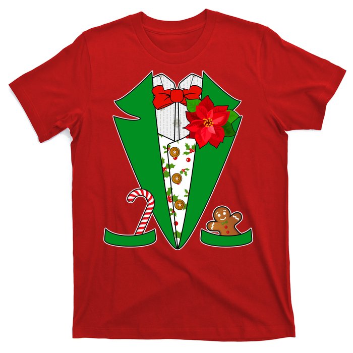 Christmas Party Tuxedo Suit Top T-Shirt