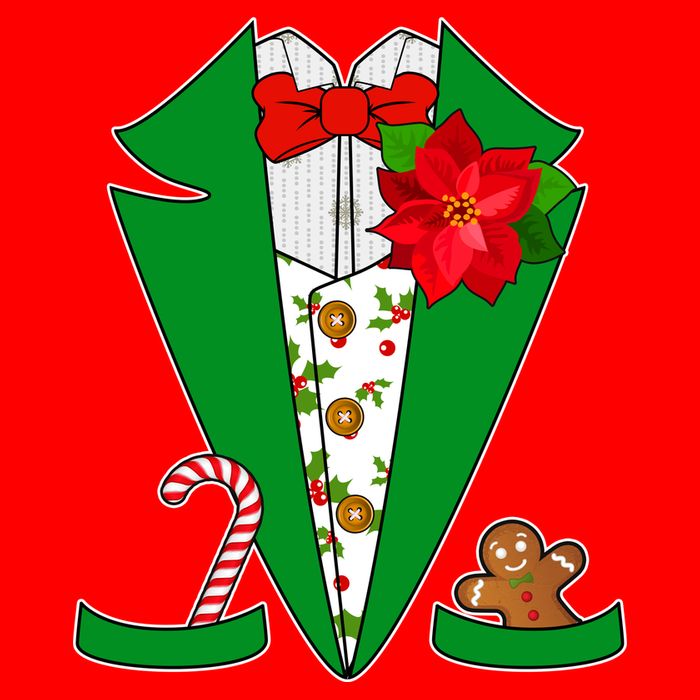 Christmas Party Tuxedo Suit Top Bag
