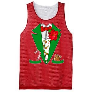 Christmas Party Tuxedo Suit Top Mesh Reversible Basketball Jersey Tank