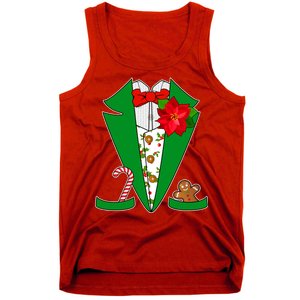 Christmas Party Tuxedo Suit Top Tank Top