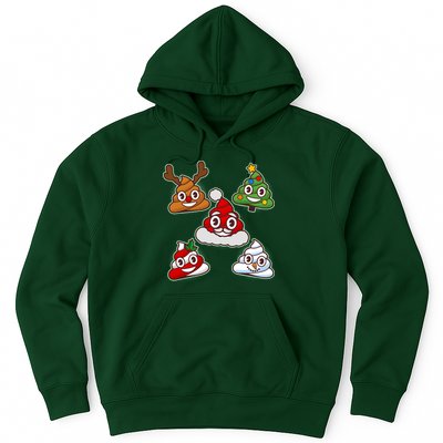 Christmas Poop Emoji Group Hoodie