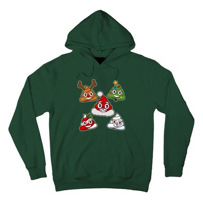 Christmas Poop Emoji Group Hoodie