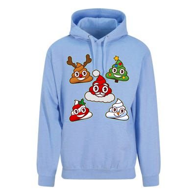 Christmas Poop Emoji Group Unisex Surf Hoodie