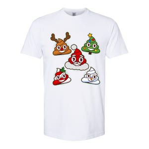 Christmas Poop Emoji Group Softstyle CVC T-Shirt