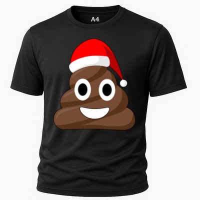 Christmas Poop Emoji Smiley Performance Shirt