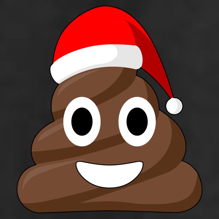 Christmas Poop Emoji Smiley 11oz C Handle Ceramic Mug