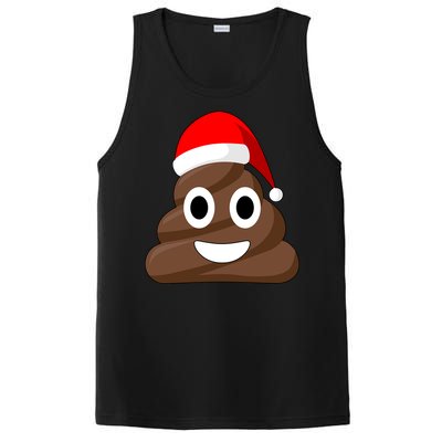 Christmas Poop Emoji Smiley PosiCharge Competitor Tank