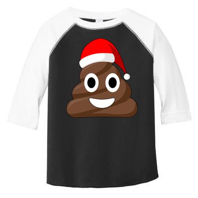 Christmas Poop Emoji Smiley Toddler Fine Jersey T-Shirt