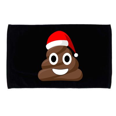 Christmas Poop Emoji Smiley Microfiber Hand Towel