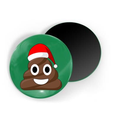 Christmas Poop Emoji Smiley Magnet