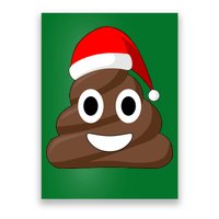 Christmas Poop Emoji Smiley Poster