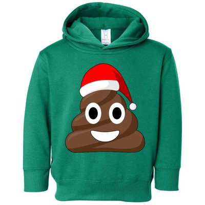 Christmas Poop Emoji Smiley Toddler Hoodie