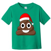 Christmas Poop Emoji Smiley Toddler T-Shirt