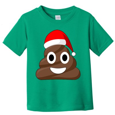 Christmas Poop Emoji Smiley Toddler T-Shirt