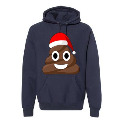 Christmas Poop Emoji Smiley Premium Hoodie