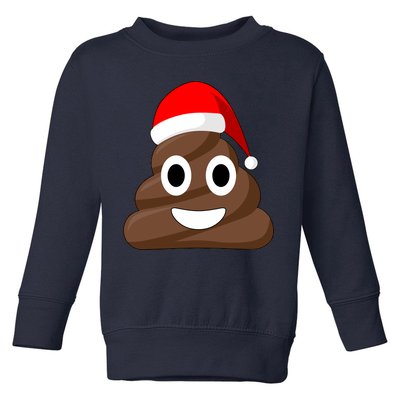 Christmas Poop Emoji Smiley Toddler Sweatshirt