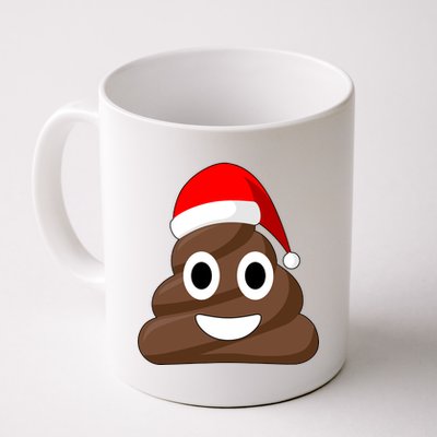 Christmas Poop Emoji Smiley Coffee Mug