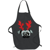 Christmas Pug Reindeer Apron