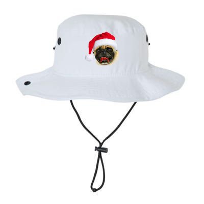 Christmas Pug Santa Hat Cute Legacy Cool Fit Booney Bucket Hat