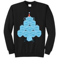 Christmas Quarantine Face Mask Tree Sweatshirt