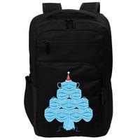 Christmas Quarantine Face Mask Tree Impact Tech Backpack