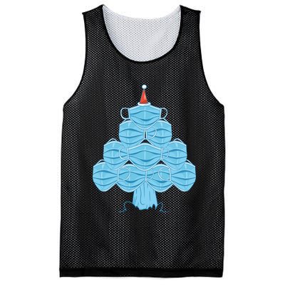 Christmas Quarantine Face Mask Tree Mesh Reversible Basketball Jersey Tank