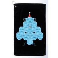 Christmas Quarantine Face Mask Tree Golf Towel