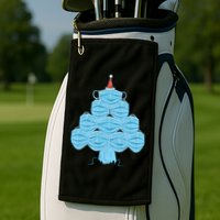 Christmas Quarantine Face Mask Tree Golf Towel