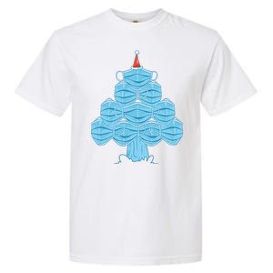 Christmas Quarantine Face Mask Tree Garment-Dyed Heavyweight T-Shirt