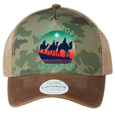 Christmas Regulars Mount Up Three Wise Men Legacy Tie Dye Trucker Hat