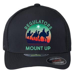 Christmas Regulars Mount Up Three Wise Men Flexfit Unipanel Trucker Cap