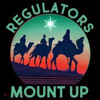Christmas Regulars Mount Up Three Wise Men Flexfit Unipanel Trucker Cap