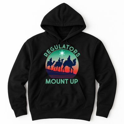 Christmas Regulars Mount Up Three Wise Men Hoodie